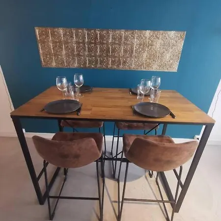 아파트 Joli T2 De 37m2 Style Loft Prox Gare Metro 리옹
