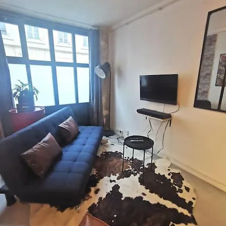Joli T2 De 37m2 Style Loft Prox Gare Metro 아파트 *
