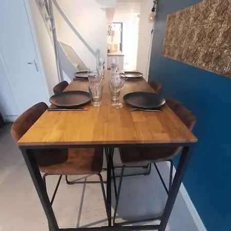 Joli T2 De 37m2 Style Loft Prox Gare Metro 아파트 *
