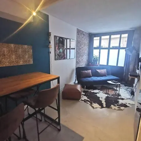 Joli T2 De 37m2 Style Loft Prox Gare Metro 아파트